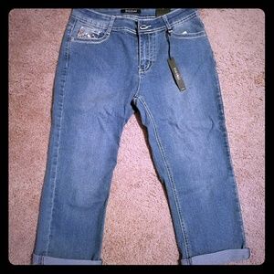 NWT Embellished Capris